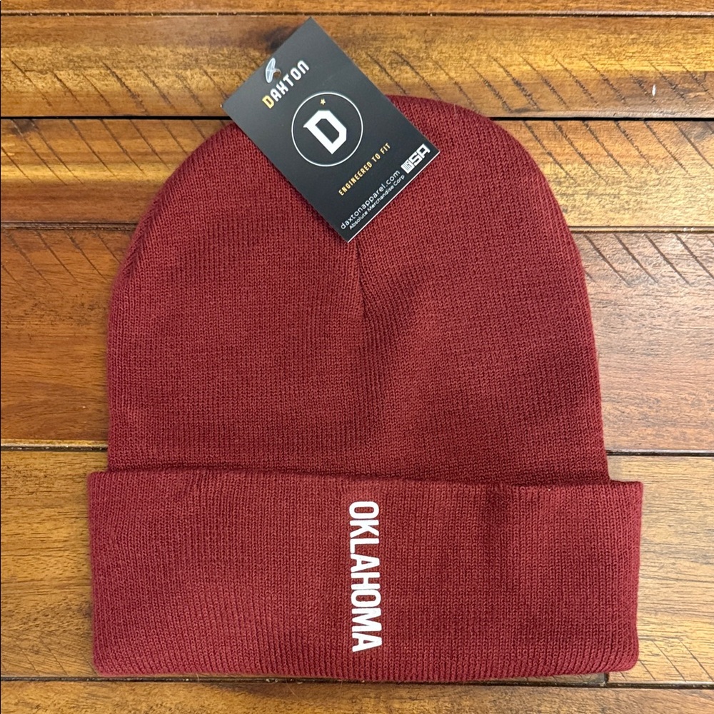 Crimson Beanie - Oklahoma Edition